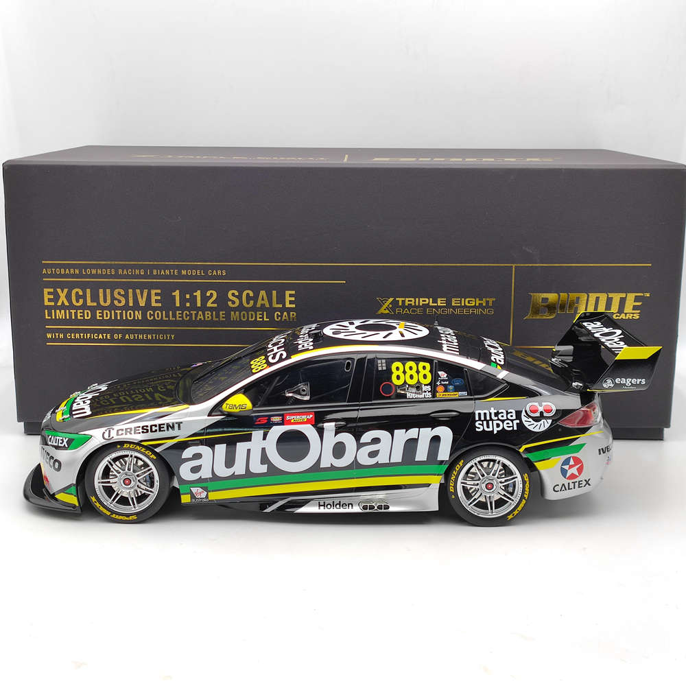 1/12 Scale Holden ZB Commodore Supercar 2018 Bathurst 1000 Winner #888 Resin Model Car - Collectible Diecast Racing Toy Gift for Adults & Kids - Perfect for Display, Racing Enthusiasts, and Car Decor