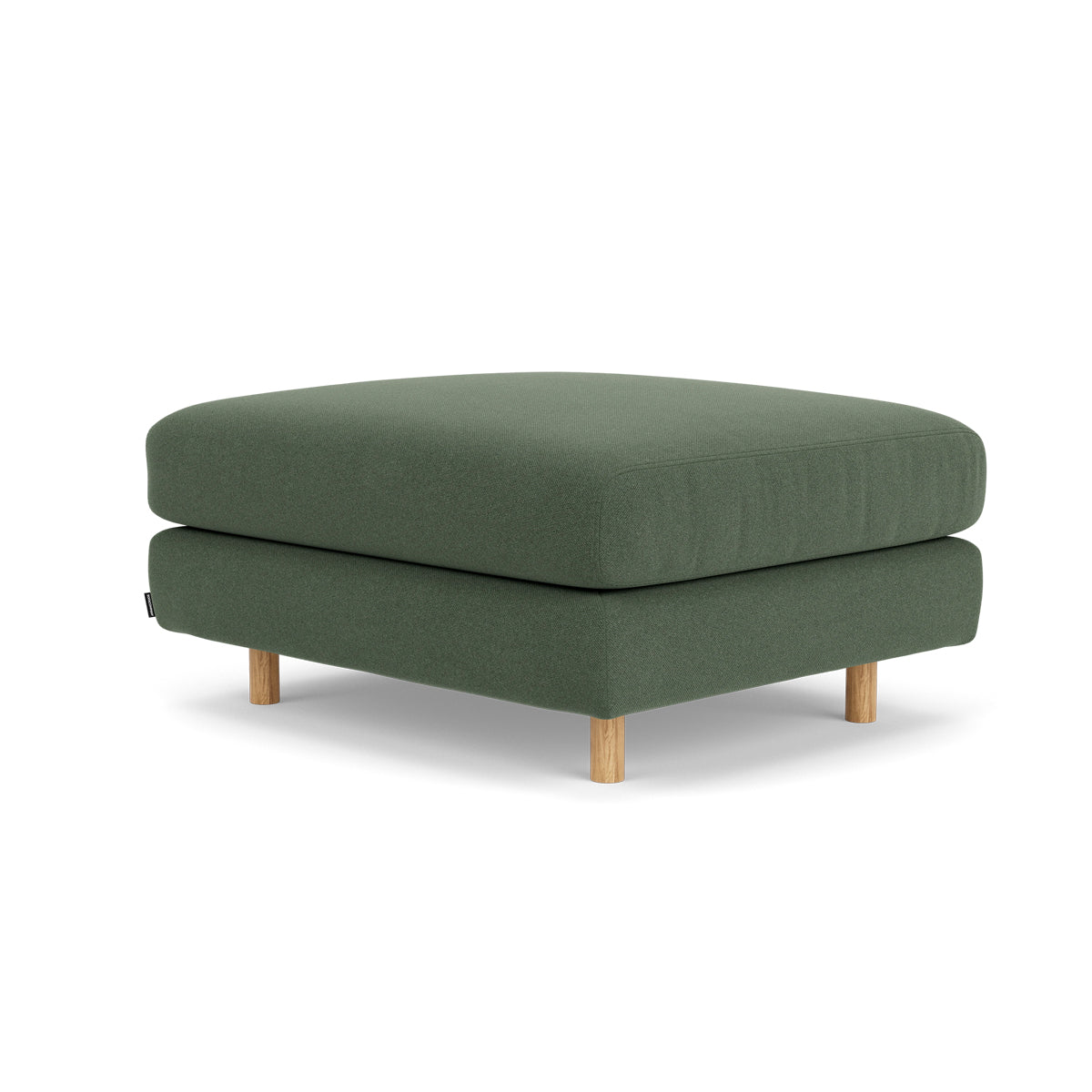 Dylan Fabric Ottoman - Soft and Stylish Footrest, Storage Bench, Living Room Accent Piece - Perfect for Small Spaces, Bedroom, or Lounge Area