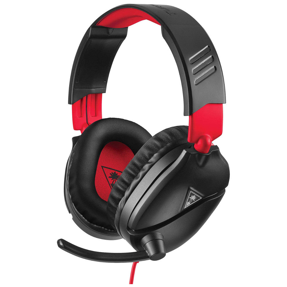 Turtle Beach Ear Force Recon 70 Wired Gaming Headset with Mic - Black/Red - Compatible with Nintendo Switch, PS5, Xbox Series X, PS4, Xbox One & PC - Perfect for Competitive Gaming & Online Chat