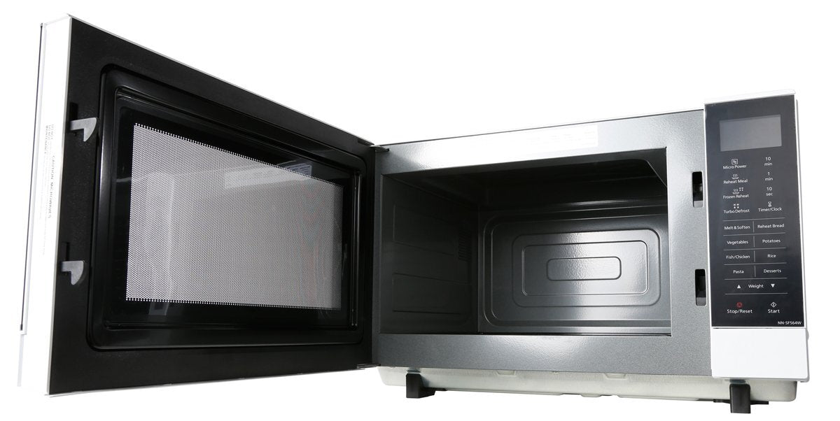 Panasonic 27L Inverter Microwave Oven 1000W with Genius Sensor - NNSF564WQPQ - Perfect for Quick Meals, Reheating & Family Cooking