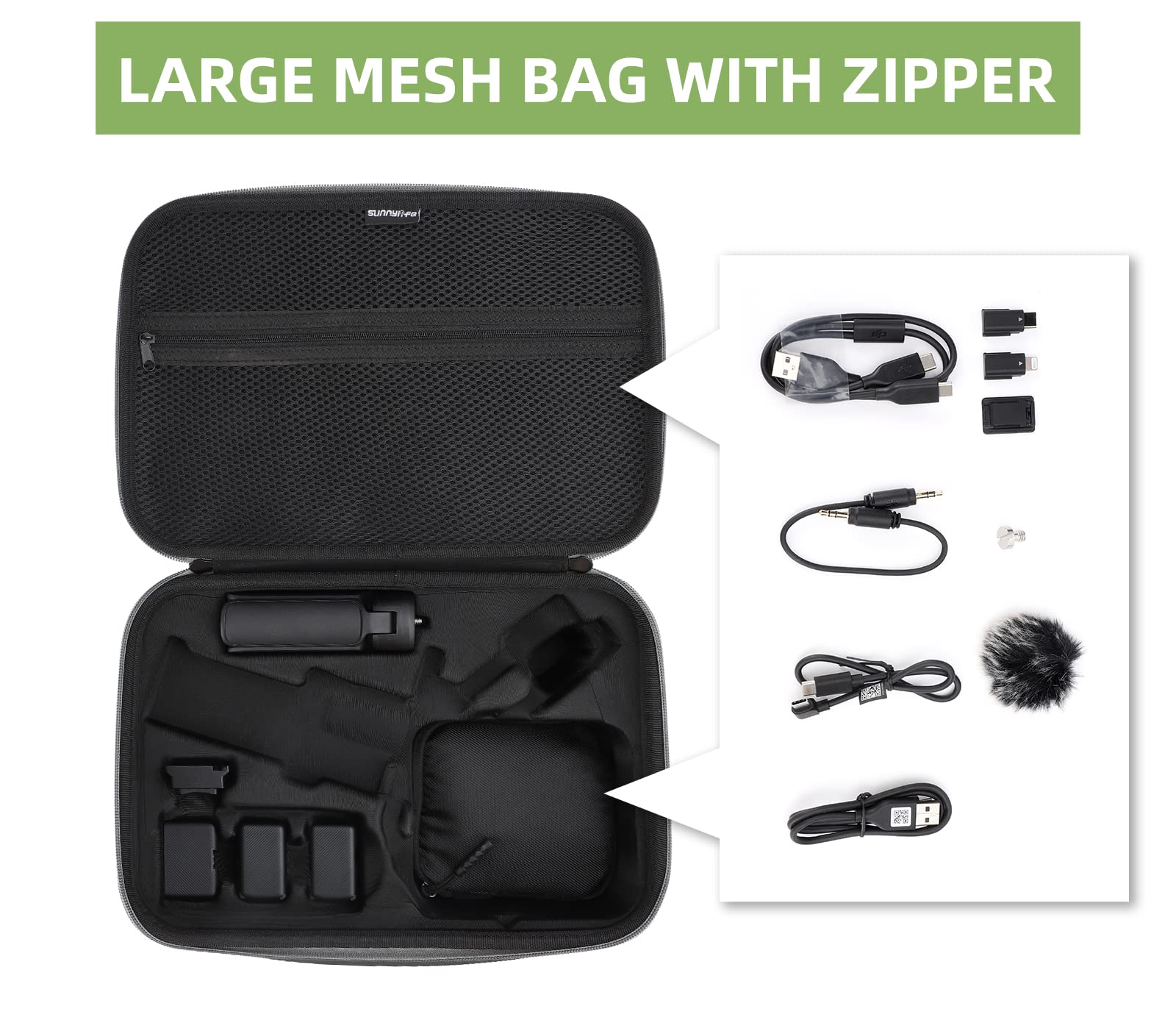 DJI RS 3 Mini Compatible Camera Bag - Waterproof Multifunctional Shoulder Bag & Crossbody Carrying Case for DJI Gimbal Stabilizer | Perfect for Travel, Photography & Outdoor Shooting