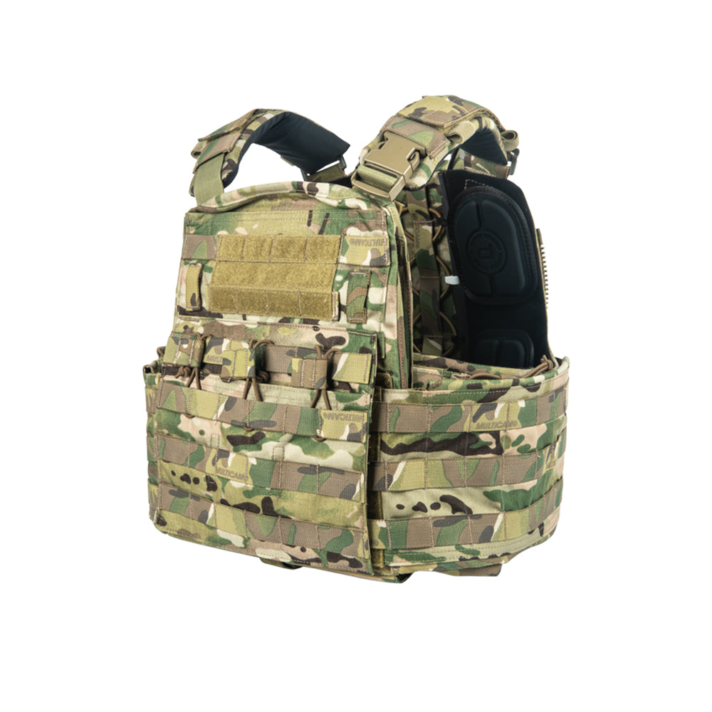 Crye CPC Tactical Plate Carrier with Doffing System - Military Vest with Magazine, Radio & Admin Pouches for Combat, Airsoft & Outdoor Activities