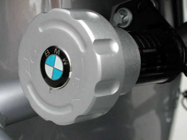 BMW R1200GS Rear Shock Adjuster Cap with Roundel - Genuine Replacement Part for Motorcycle Suspension - Perfect for Off-Road & Adventure Riding