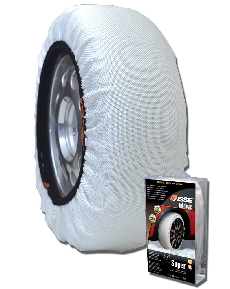 Shark C50072 Super Long Life Snow Socks for Car Tires - Size 72 - Winter Traction Aid for Snow & Ice - Perfect for SUVs, Trucks & Emergency Winter Driving