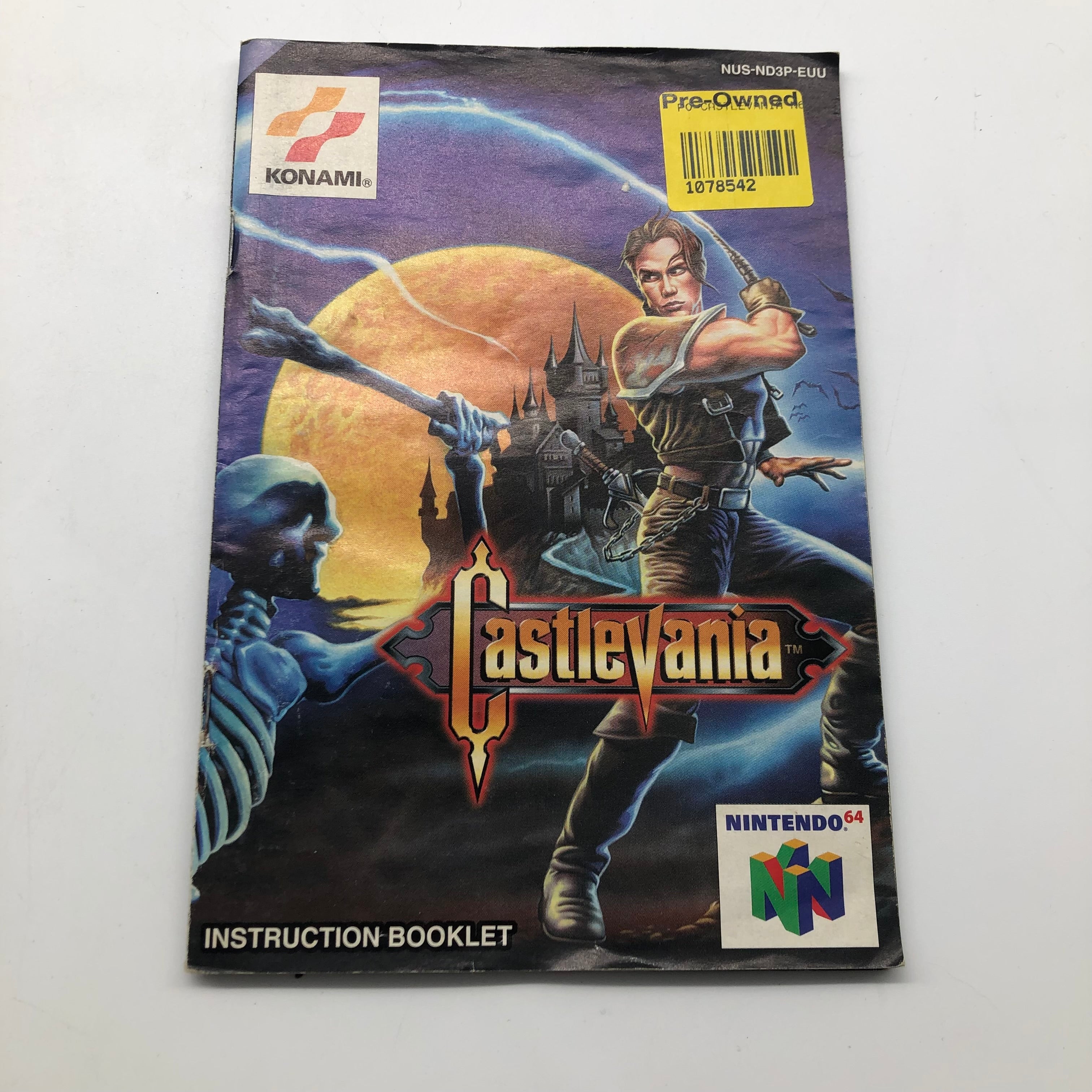 Castlevania Legacy of Darkness - Complete N64 Game (Nintendo 64, PAL Version) | Retro Gaming Collectible for Classic Horror Action Adventure