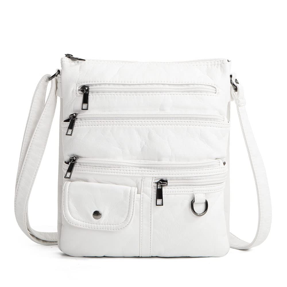 Stylish Women's Soft PU Leather Shoulder Bag with Multiple Pockets - Vintage Flap Design Handbag for Daily Use, Travel & Holiday (Perfect for Work, Shopping & Weekend Outings)