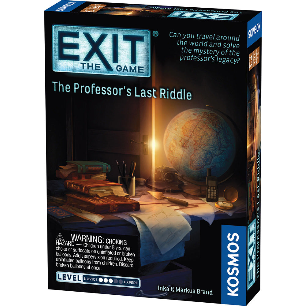EXIT: The Game – The Professor's Last Riddle | Escape Room Board Game | Family Puzzle Adventure | Perfect for Game Nights & Team Building