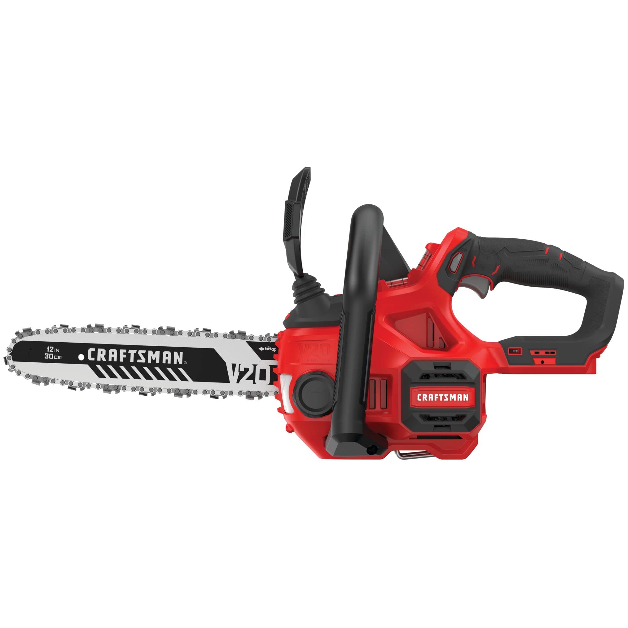 CRAFTSMAN V20 12-Inch Cordless Mini Chainsaw - Bare Tool (CMCCS620B) | Perfect for Tree Trimming, Pruning & DIY Woodworking Projects
