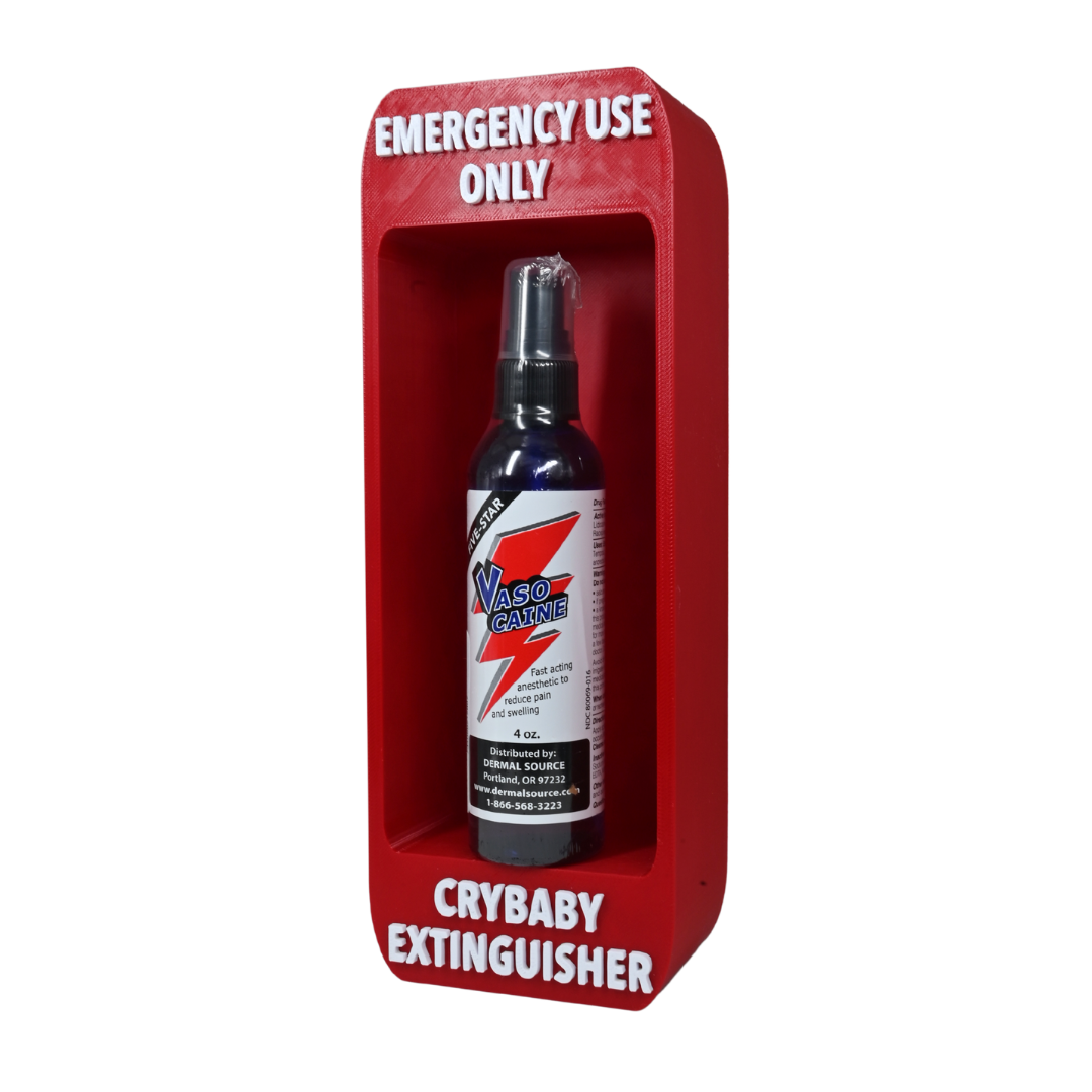 Best Crybaby Numbing Spray for Tattoos & Piercings - Fast Pain Relief Cream - Topical Anesthetic for Skin Procedures - Perfect for Tattoo Artists & Body Modification Enthusiasts