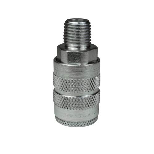Dixon Valve 4FM4-S F-Series Pneumatic Manual Male Threaded Coupler - 3 Pack for Air Compressors, Pneumatic Tools & Industrial Applications