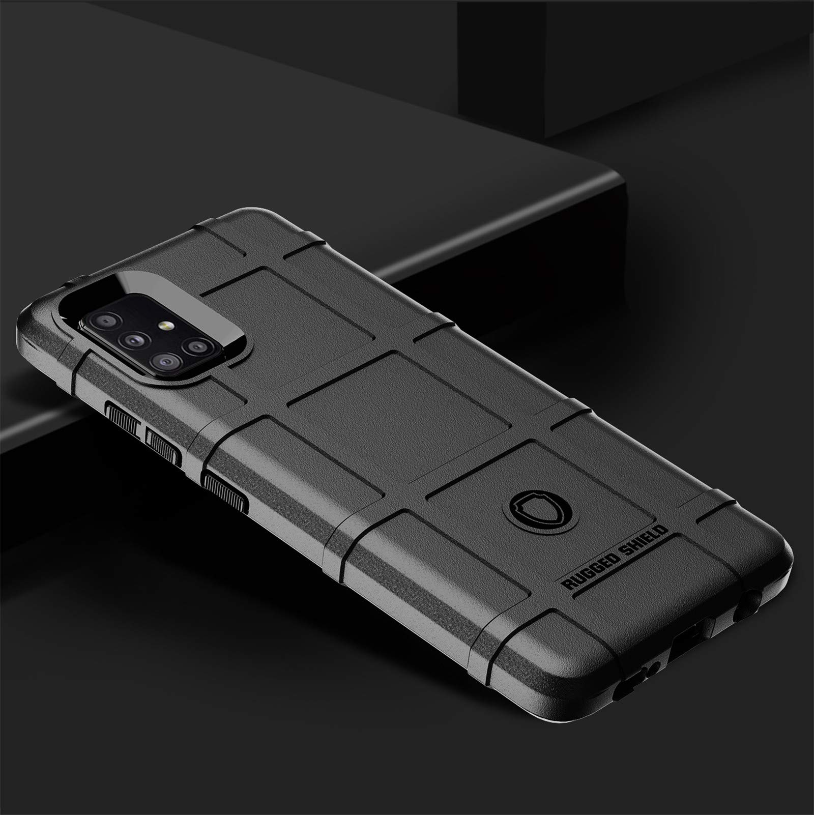 ASUWISH Samsung Galaxy A51 5G Case with Tempered Glass Screen Protector - Rugged Slim Full Body Protective Cover for Verizon A51 5G UW | Shockproof Phone Case for Galaxy 51A/G5/S51 (Black) - Perfect for Outdoor Activities, Work & Daily Protection