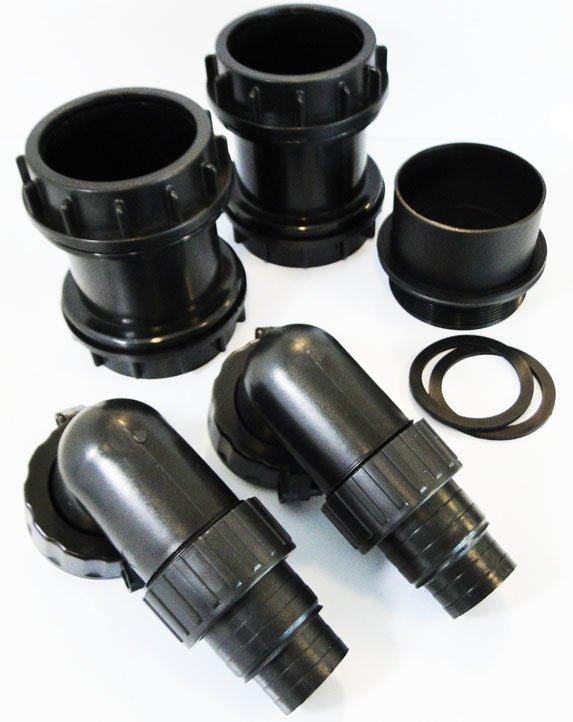 CBF Pond Box Filter Full Parts Pack - Complete Water Filtration System for Koi Ponds, Garden Ponds & Outdoor Water Features - Easy Installation & Maintenance