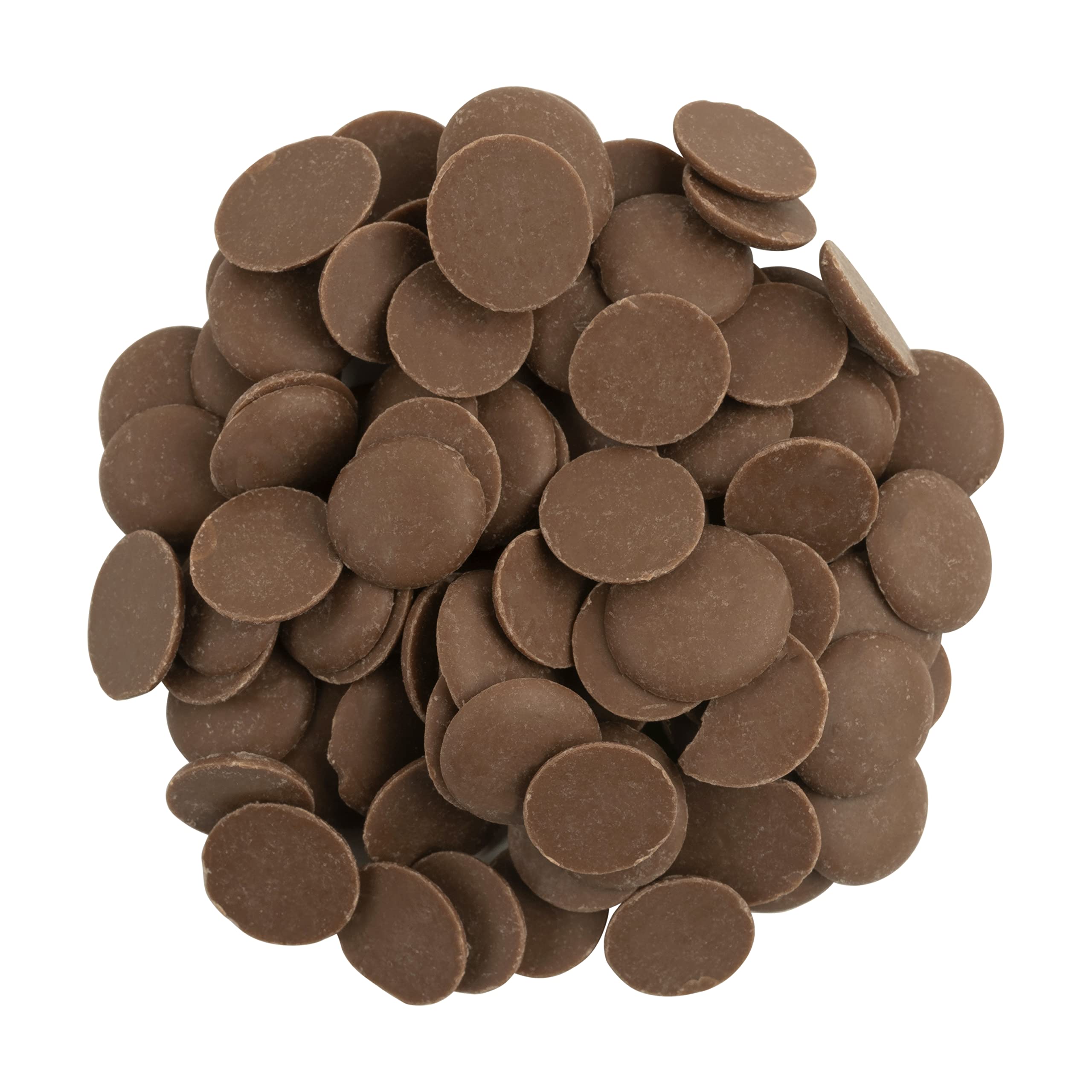 Premium Gluten-Free Milk Chocolate Melting Wafers for Baking - OliveNation Compound Chocolate Chips for Cookies, Muffins, Cakes & Ice Cream (2 lb) | Perfect for Home Baking, Dessert Decorating & Candy Making