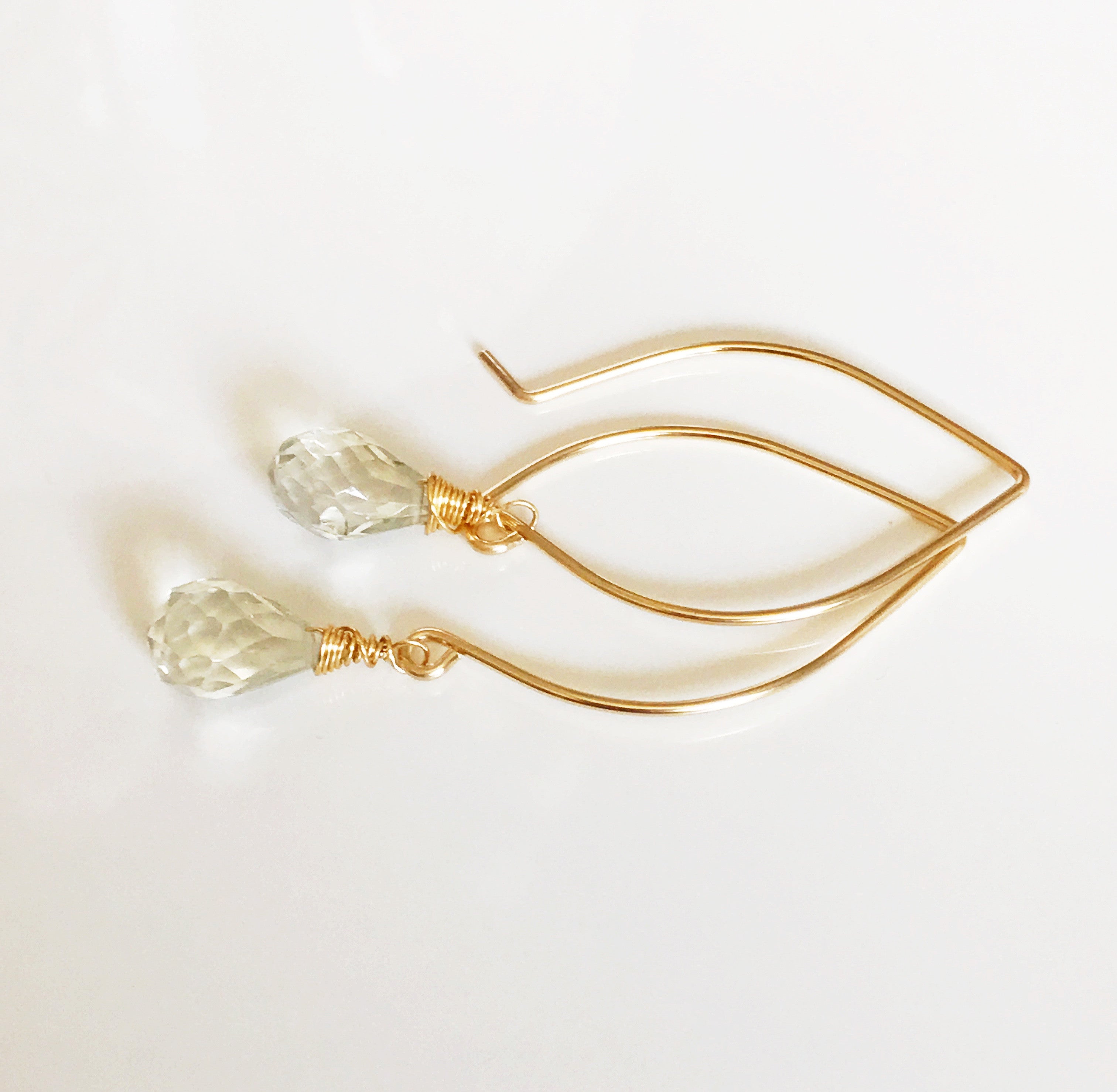 Gemma Green Amethyst Earrings – Elegant Handmade Jewelry for Women | Perfect for Weddings, Parties & Special Occasions