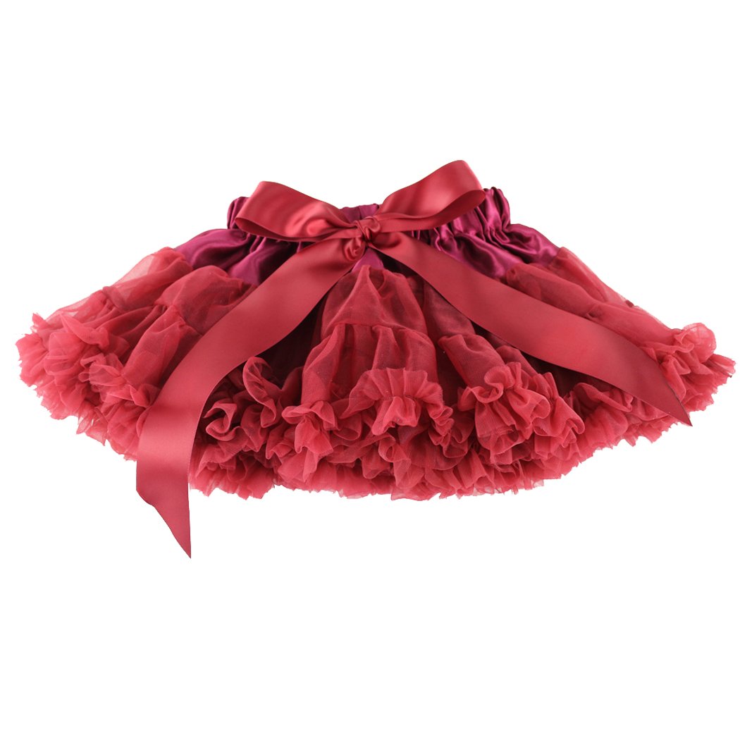 Wennikids Girls' Chiffon Dance Tutu Skirt - Assorted Colors & Sizes for Ballet, Recital, Birthday Party & Photo Shoot