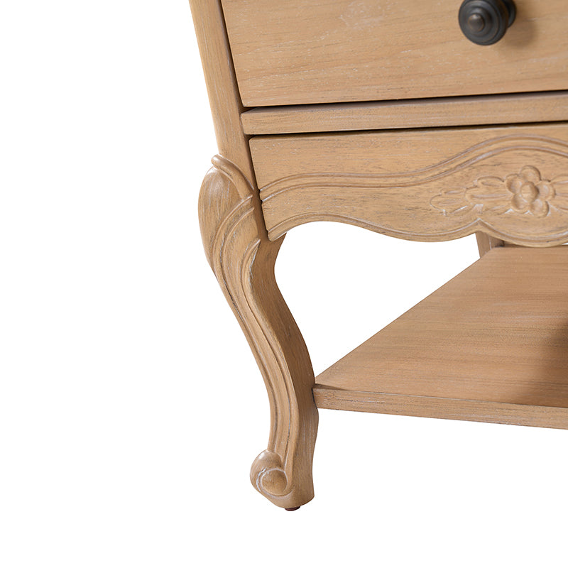 Nina Modern Nightstand with Hidden Drawer - Fully Assembled Bedside Table for Bedroom, Living Room & Office - Traditional Exquisite Design (Optional Types Available)