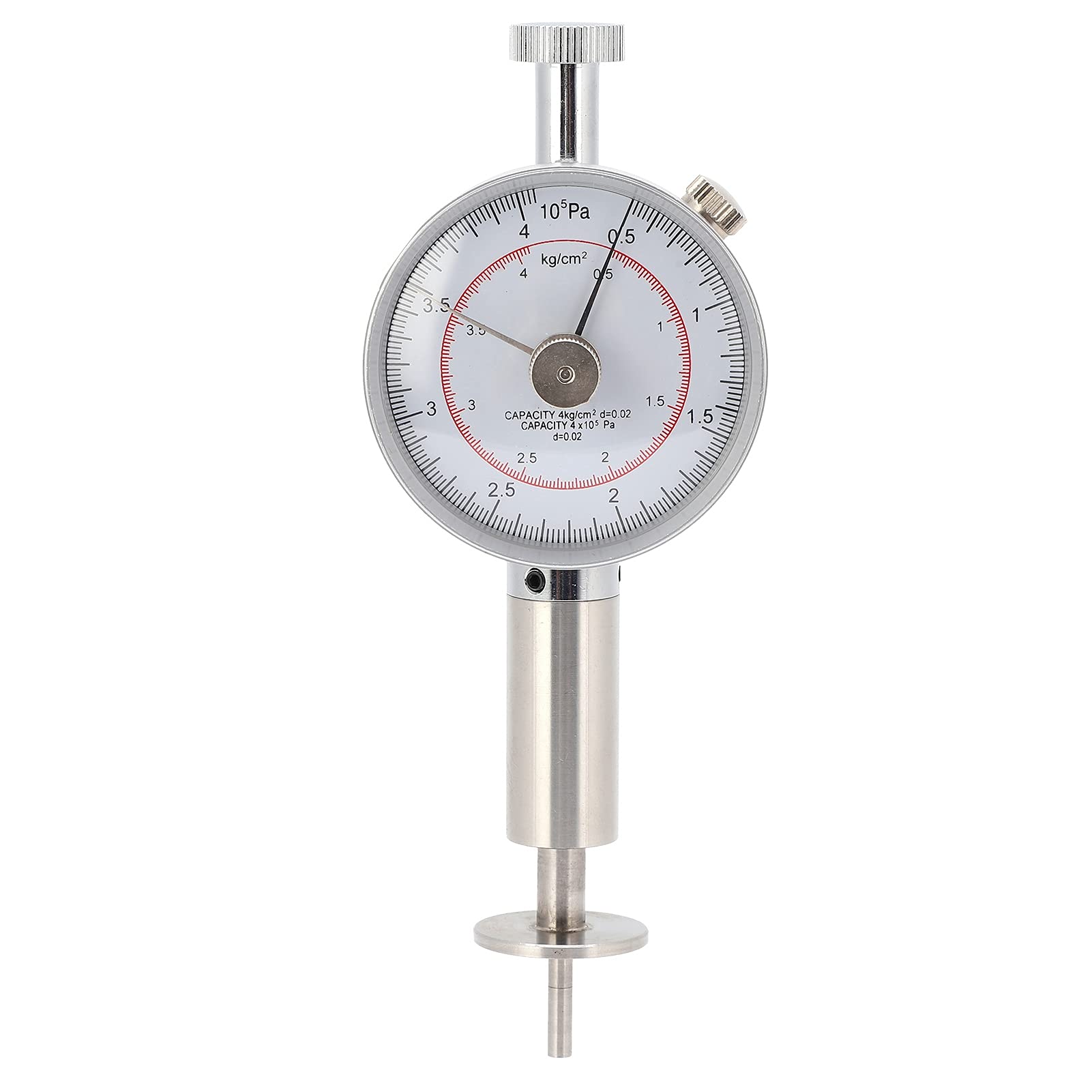 Premium Fruit Penetrometer - High Precision 0.5-4kg/cm² Hardness Tester with Dual Pointer Dial for Apples, Pears, Grapes | Ideal for Orchards, Farmers Markets & Quality Control Labs