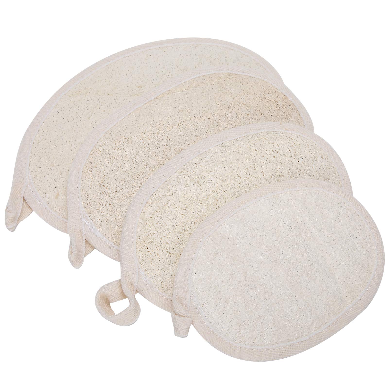 Organic Loofah Sponge for Women - Natural Exfoliating Bath & Shower Body Scrubber | Eco-Friendly & Hypoallergenic for Sensitive Skin | Deep Cleansing & Skin Texture Improvement | Perfect for Shower, Spa, Travel & Sustainable Gifts | Use Cases: Gentle Exfoliation, Relaxing Baths, Post-Workout Refresh, Home Spa Treatments, Travel Hygiene & Sustainable Gift Giving