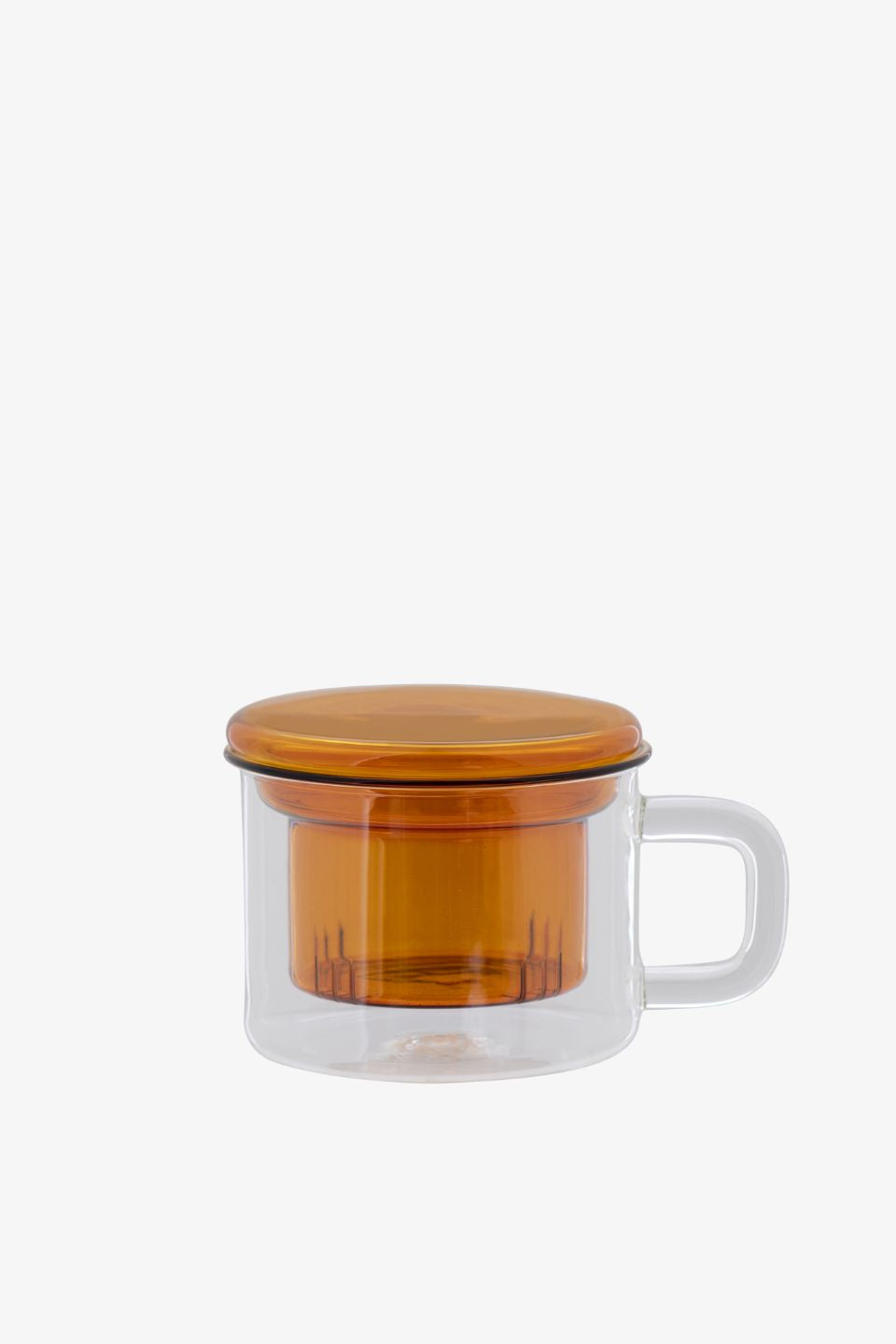 Premium Amber Glass Teapot Set with Stainless Steel Infuser - Elegant Solo Tea Brewing for Home, Office, or Gift Giving