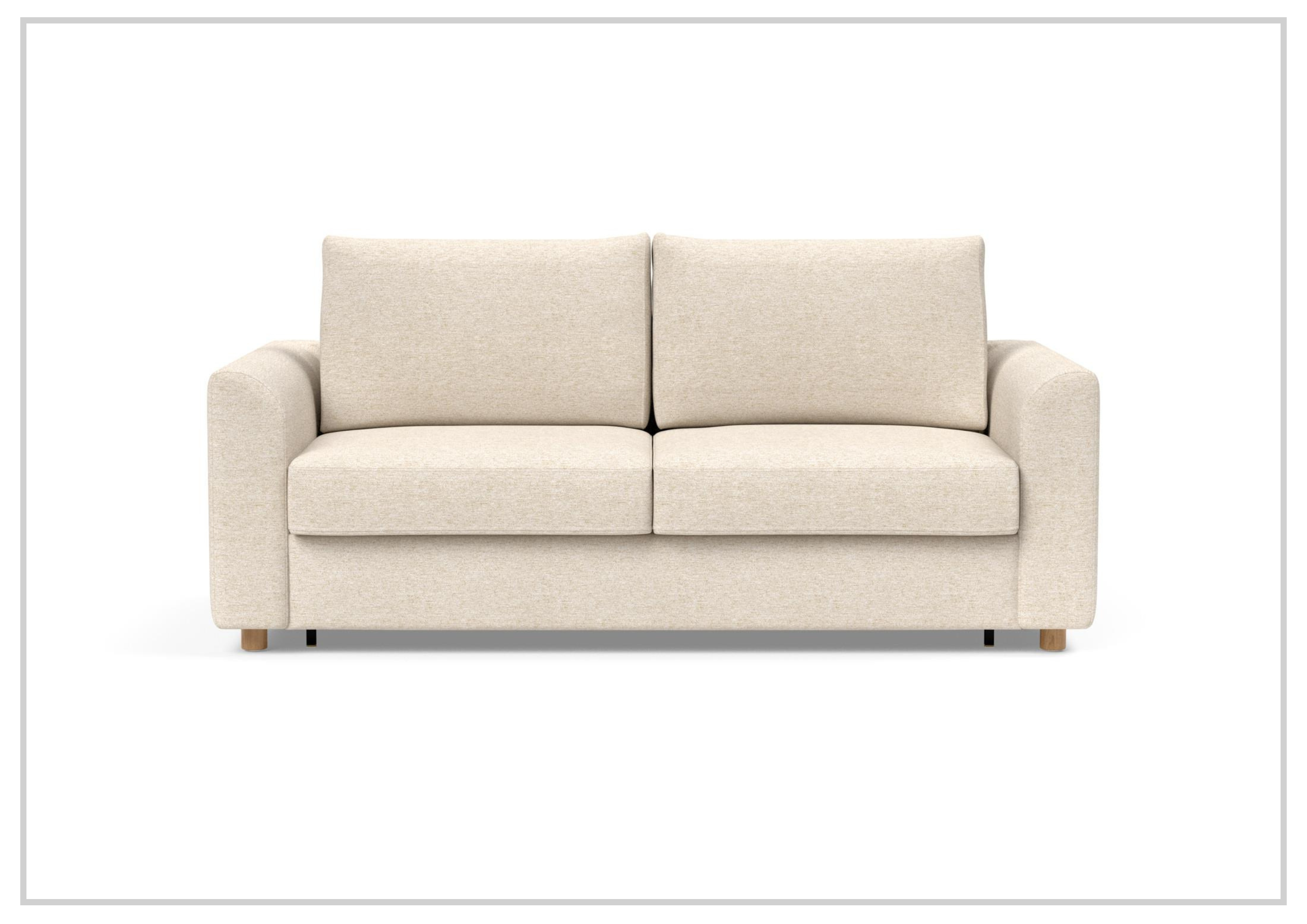 Innovation Living Neah Fabric 2-Seater Queen Size Sleeper Sofa Bed - Convertible Sofa for Small Spaces, Guest Room & Apartment Living