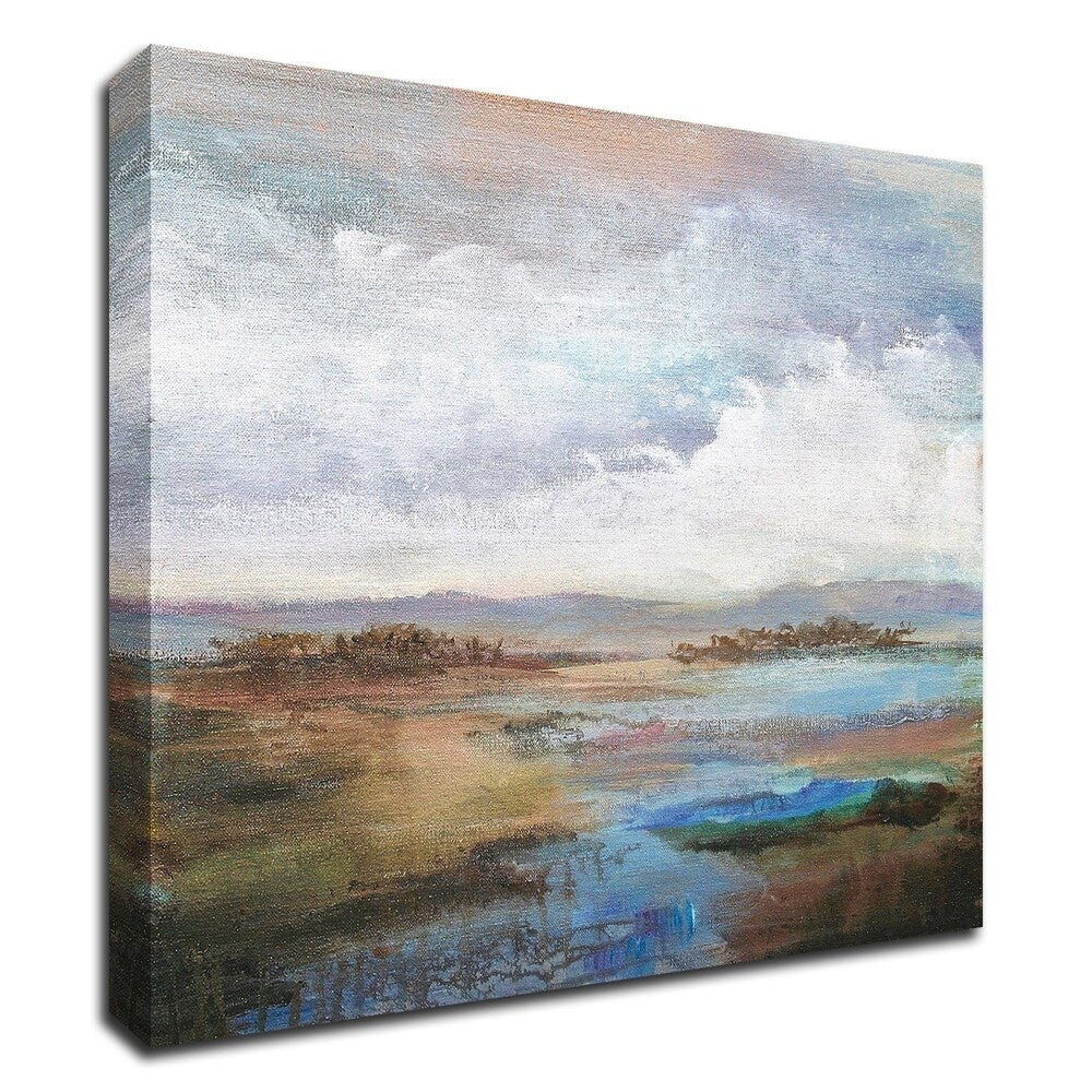 Along The Stream by Karen Hale - Premium Canvas Wall Art Print, Ready to Hang - Perfect for Living Room, Bedroom & Office Decor