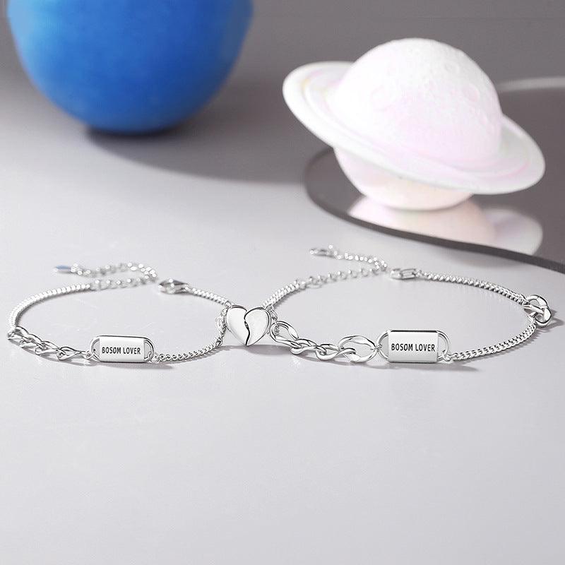 Original Phase Suck A Pair of Love Couple Bracelets - Matching His & Hers Romantic Gift for Anniversaries, Valentine's Day & Couples Date Nights