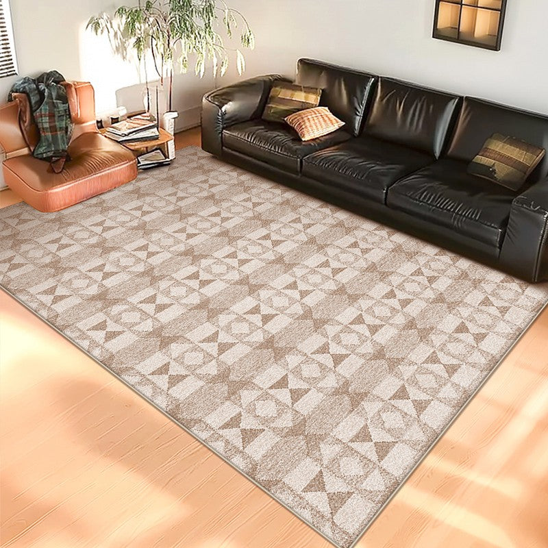 Modern Abstract Area Rugs - Large Non-Slip Dining Room Rug, Mid Century Living Room Carpet, Soft Bedroom Floor Mat - Perfect for Home Decor, Office & Dorm Room