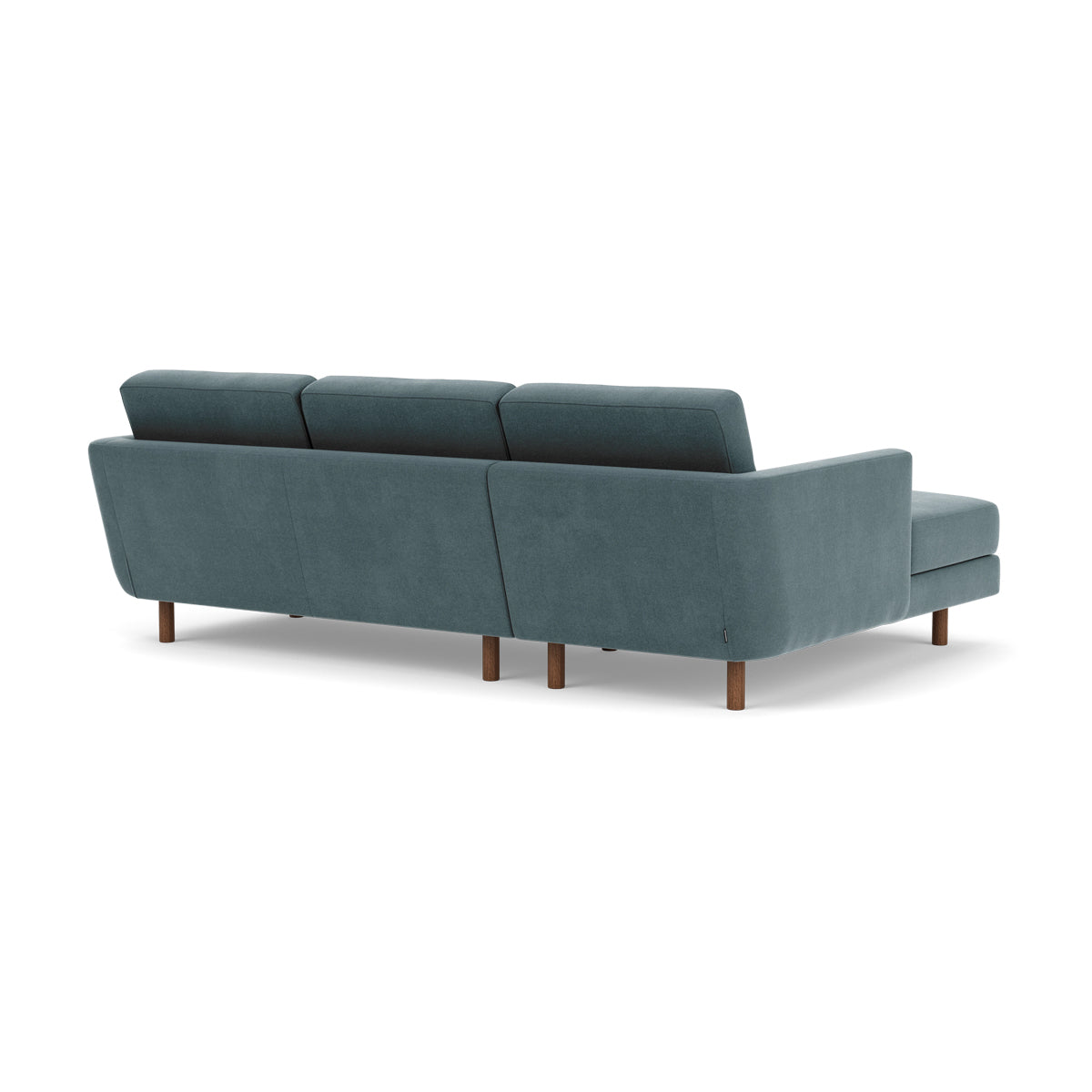 Conrad Fabric Left Chaise Sofa - Modern L-Shaped Sectional Couch with Reversible Chaise Lounge for Living Room, Apartment & Home Theater Comfortable Seating
