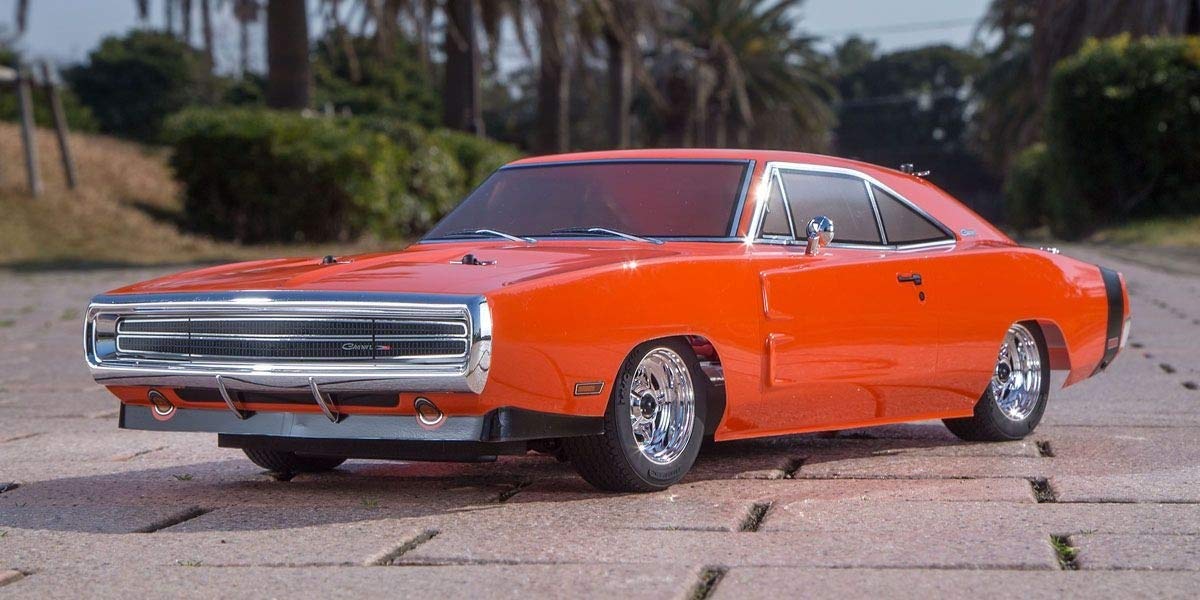 Kyosho 34417T1 Fazer Mk2 1970 Dodge Charger Hemi Orange RC Car - High-Speed Drifting & Off-Road Racing for Hobbyists & Collectors