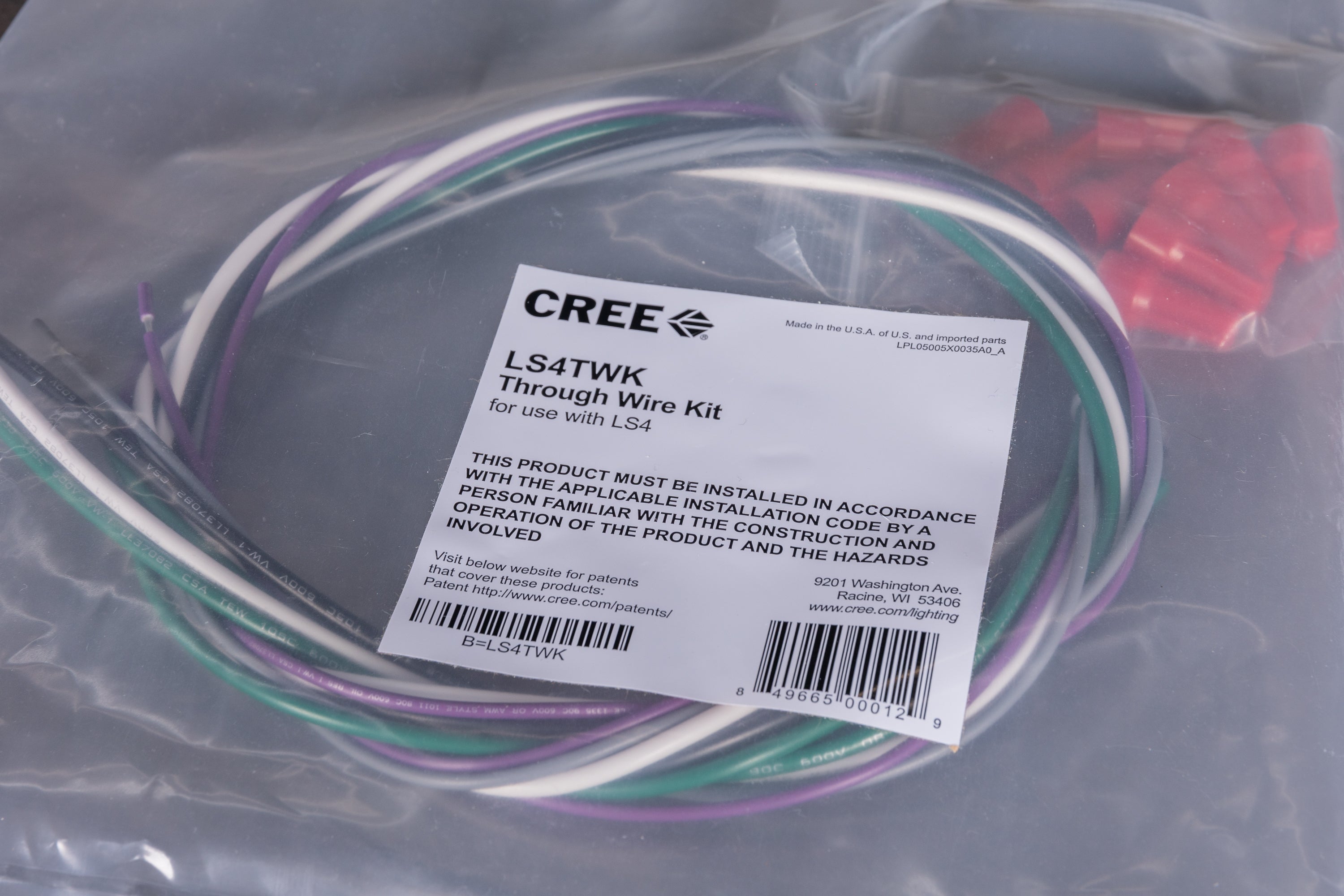 Cree LED Lighting Through Wire Kit - High Brightness, Easy Installation for Home & Office Lighting - Perfect for Ceiling Lights, Pendant Fixtures & DIY Projects