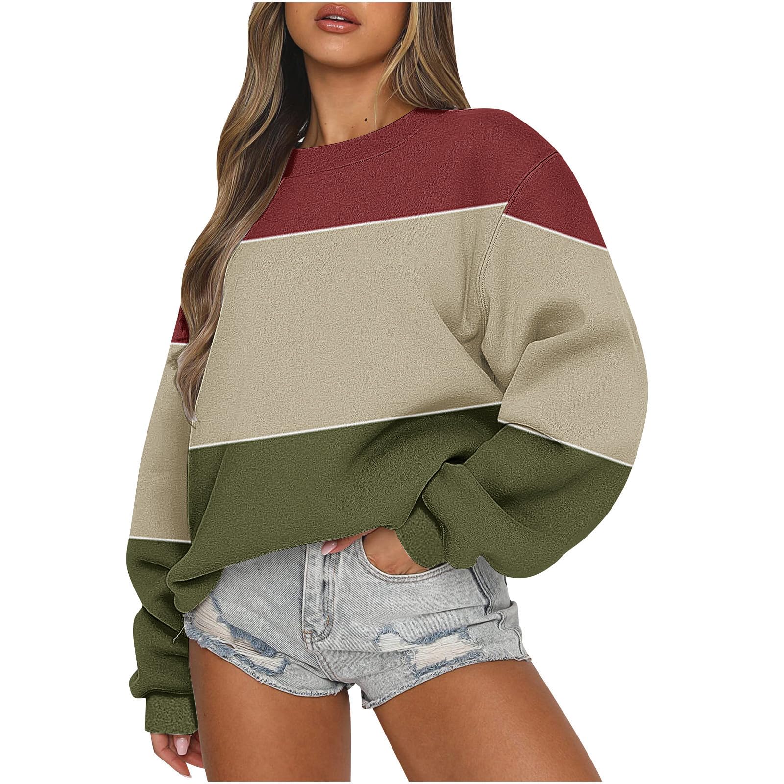 Women's Oversized Fleece Hoodie - Comfy Pullover Sweatshirt for Fall & Winter