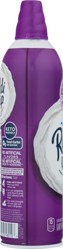 Reddi-wip Zero Sugar Whipped Topping - Keto Friendly, Gluten Free, 13 oz Can - Perfect for Low-Carb Desserts, Coffee Topping & Healthy Snacks