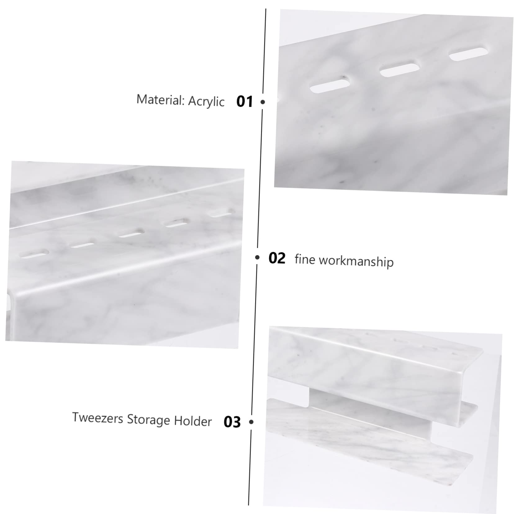 Professional Eyelash Extension Tweezers Holder - Acrylic Lash Tool Storage Kit for Lash Techs & Artists - Perfect for Salon, Spa, and Home Use