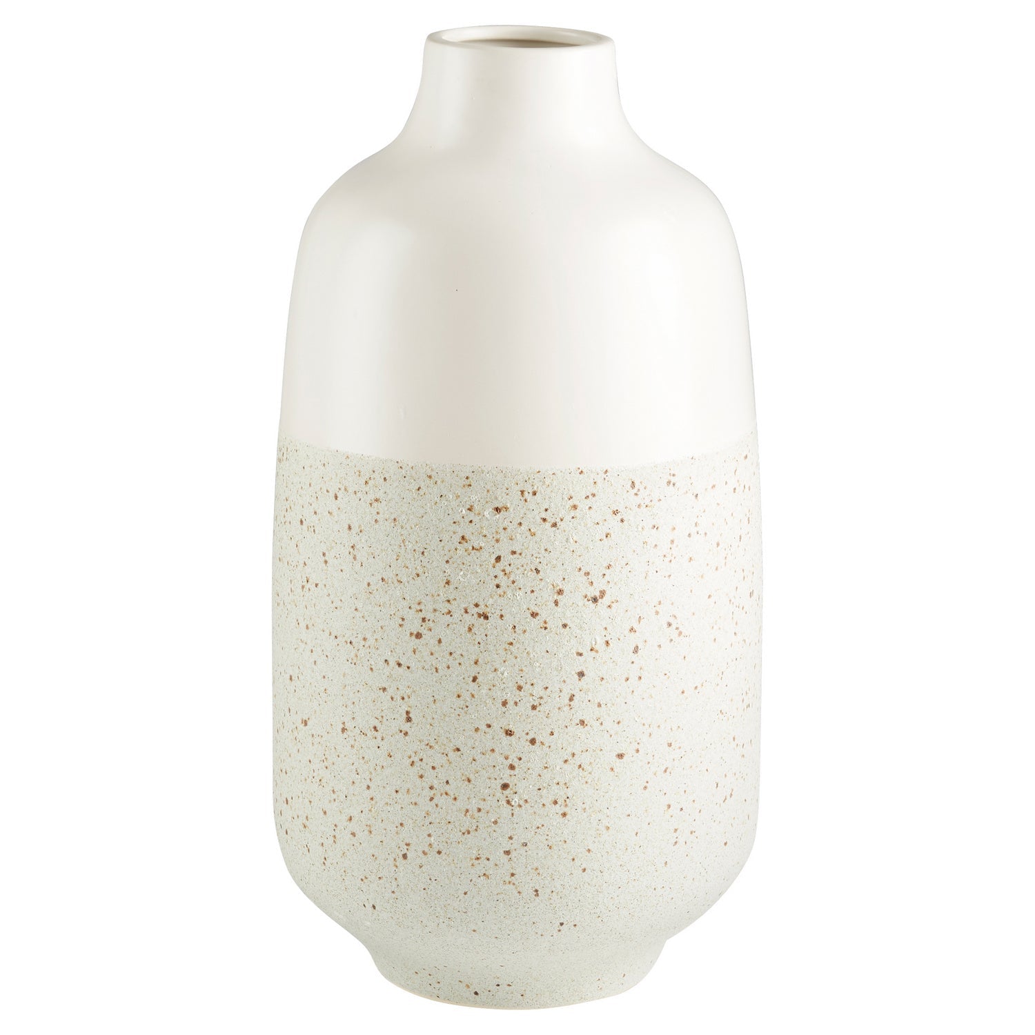 Cyan Design 11196 Summer Shore Vase - Large White Ceramic Vase for Home Decor, Wedding Centerpiece & Coastal Living Room Accent
