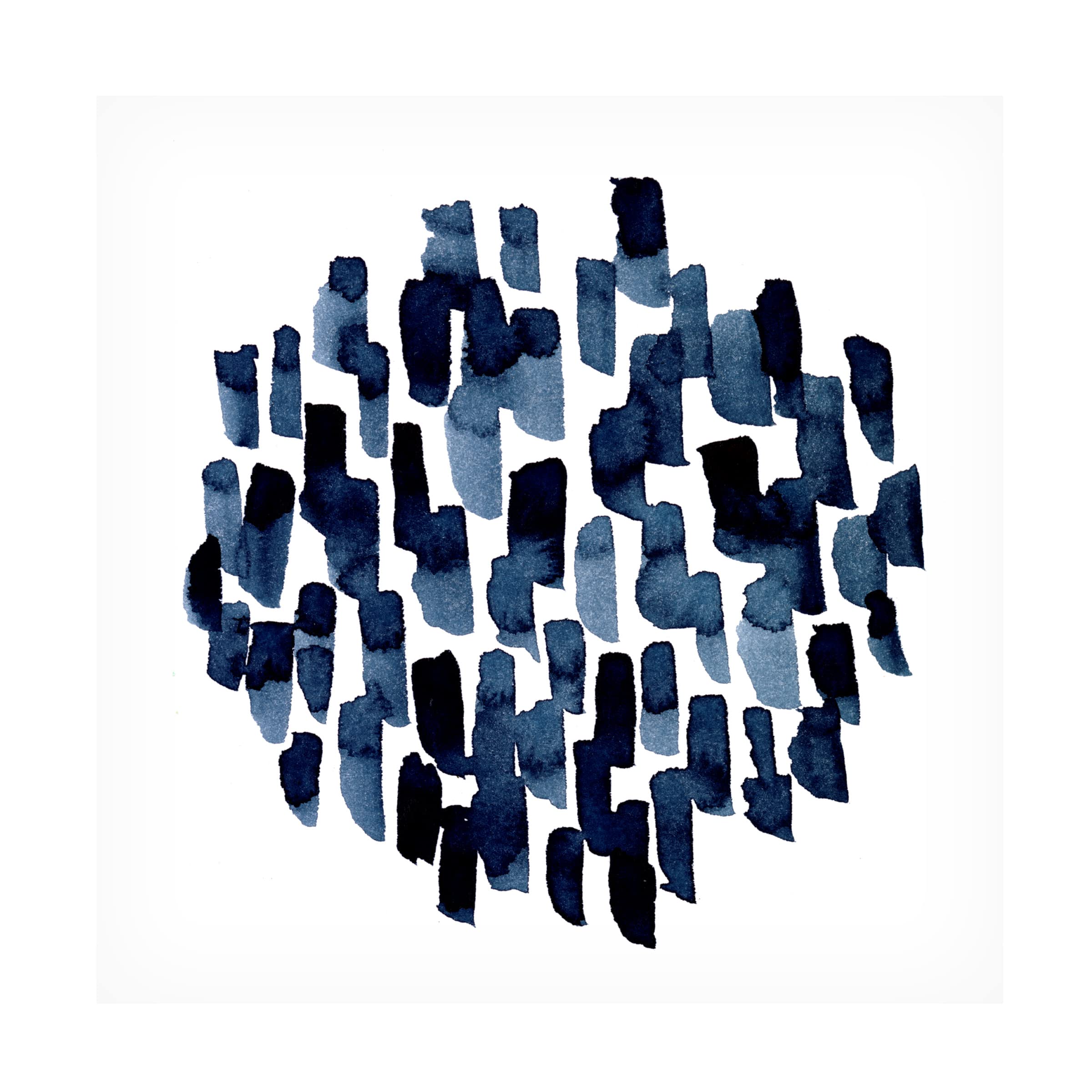Emma Scarvey 'Hatch Marks II' Abstract Canvas Wall Art - Modern Home Decor for Living Room, Bedroom & Office | Trademark Fine Art Collection