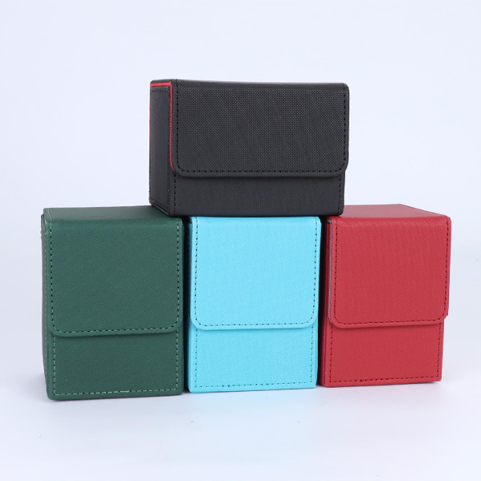 Premium PU Leather Playing Cards Storage Box - Durable Trading Card Carrying Case for MTG, Pokemon & Collectible Card Games | Perfect for Travel, Game Nights & Card Protection