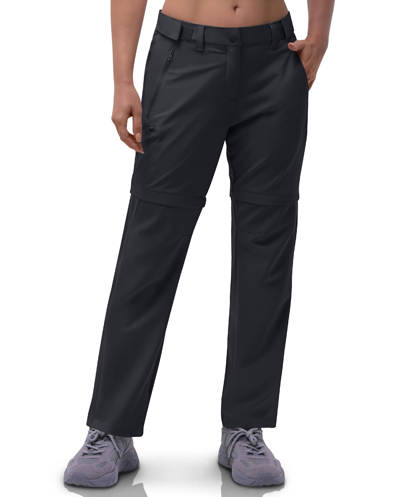 Outdoor Ventures Women's Convertible Hiking Pants - Quick Dry Zip-Off Stretch Lightweight Cargo Pants for Travel, Camping & Outdoor Adventures