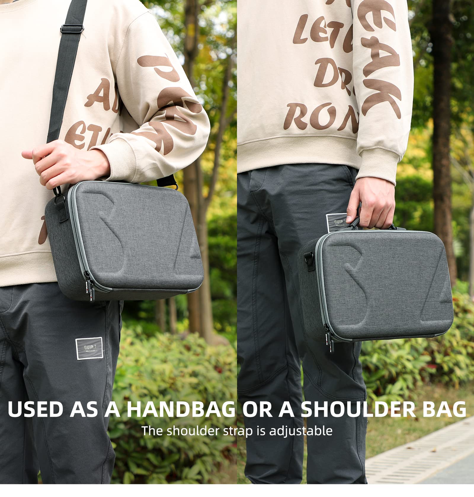 DJI RS 3 Mini Compatible Camera Bag - Waterproof Multifunctional Shoulder Bag & Crossbody Carrying Case for DJI Gimbal Stabilizer | Perfect for Travel, Photography & Outdoor Shooting