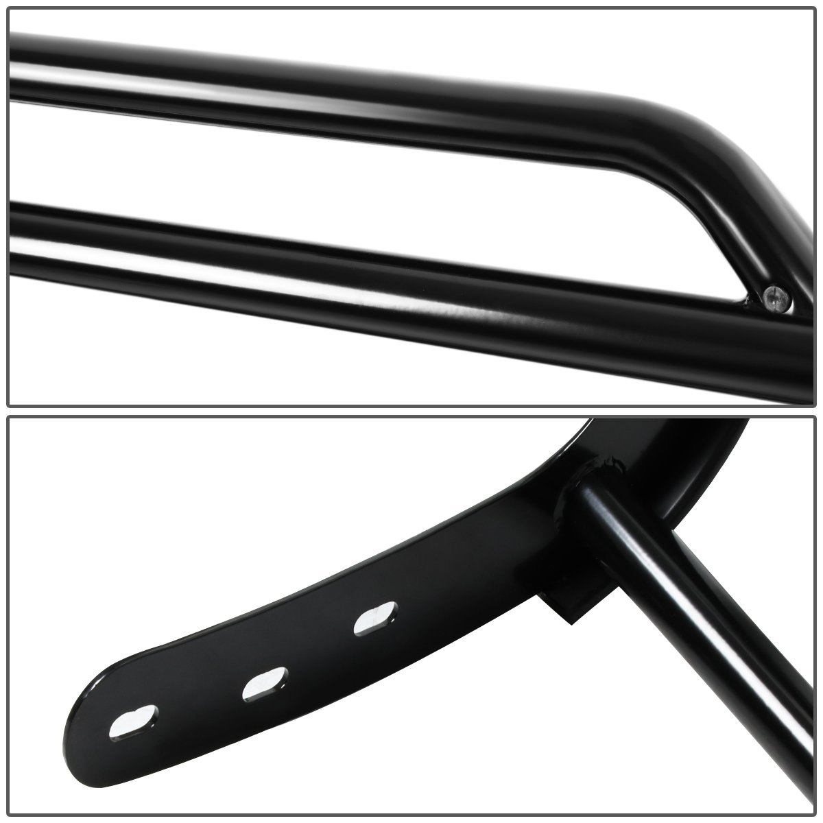 DNA Motoring GRILL-G-038-BK Black Front Bumper Brush Grille Guard for 2003-2008 Honda Pilot - Heavy Duty Off-Road Protection & Stylish Upgrade for Trucks & SUVs - Perfect for Outdoor Adventures, Hunting & Off-Roading