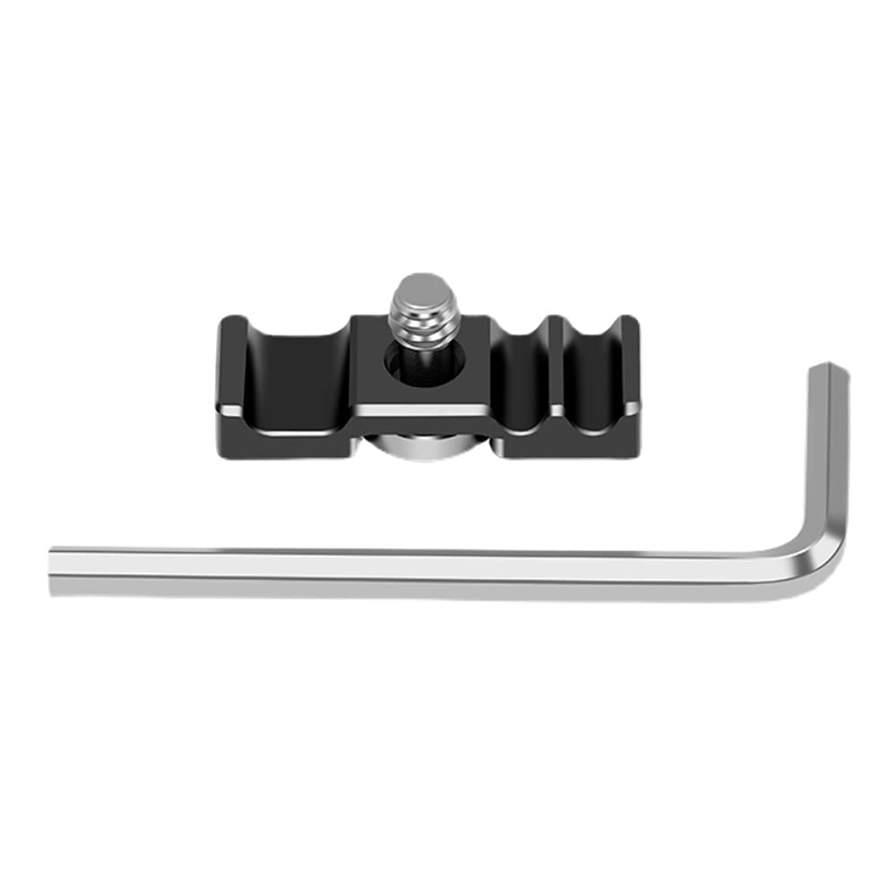 Aluminum Alloy DSLR Camera Lock Clamp & Protector - Secure Tether Cable Lock Clip for Canon Nikon Sony DSLRs - Perfect for Travel Photography & Outdoor Shooting
