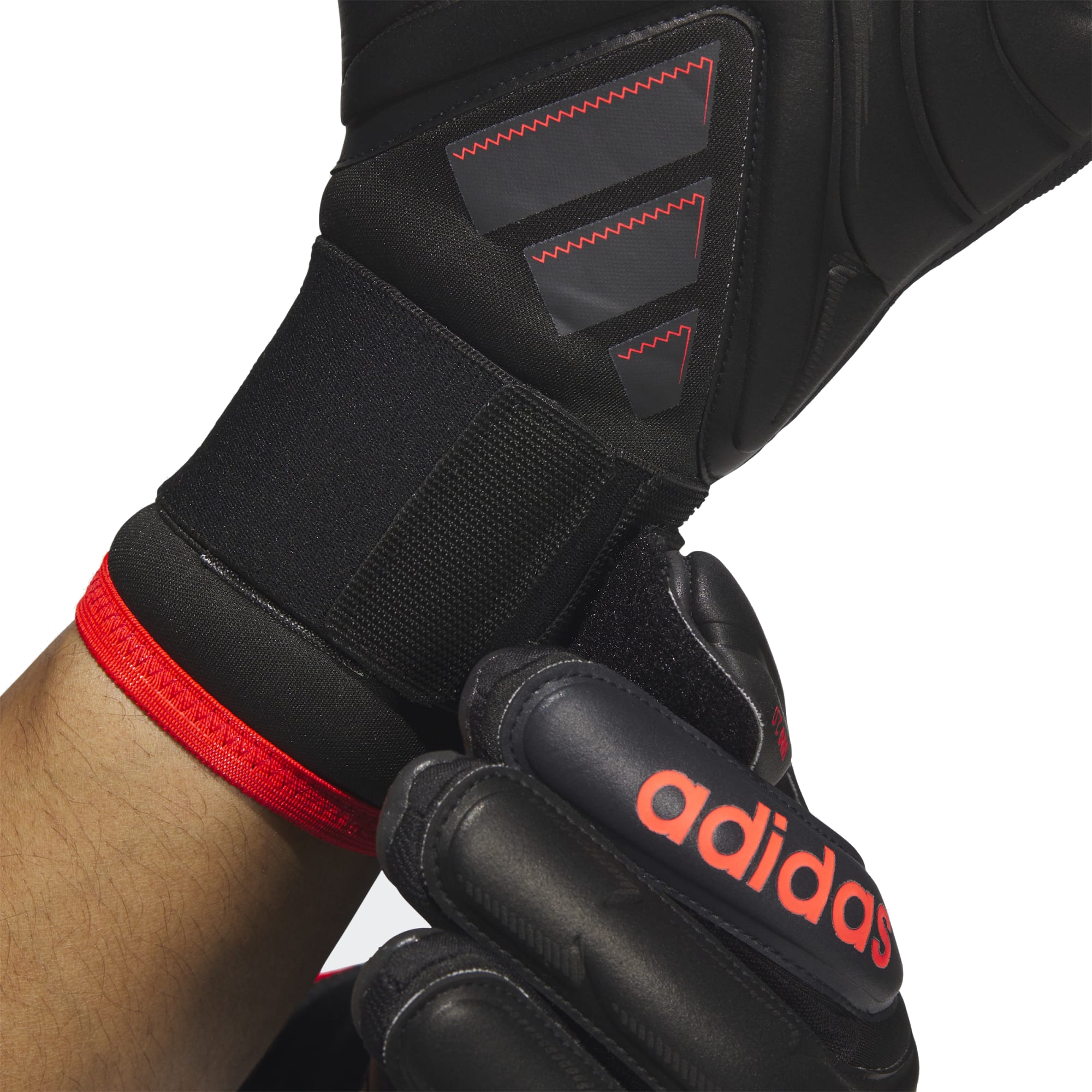 Adidas Copa Pro Goalkeeper Gloves - Professional Soccer Goalie Gloves for Men & Women (Black/Lucid Red) - Perfect for Training, Matches & Competitive Play
