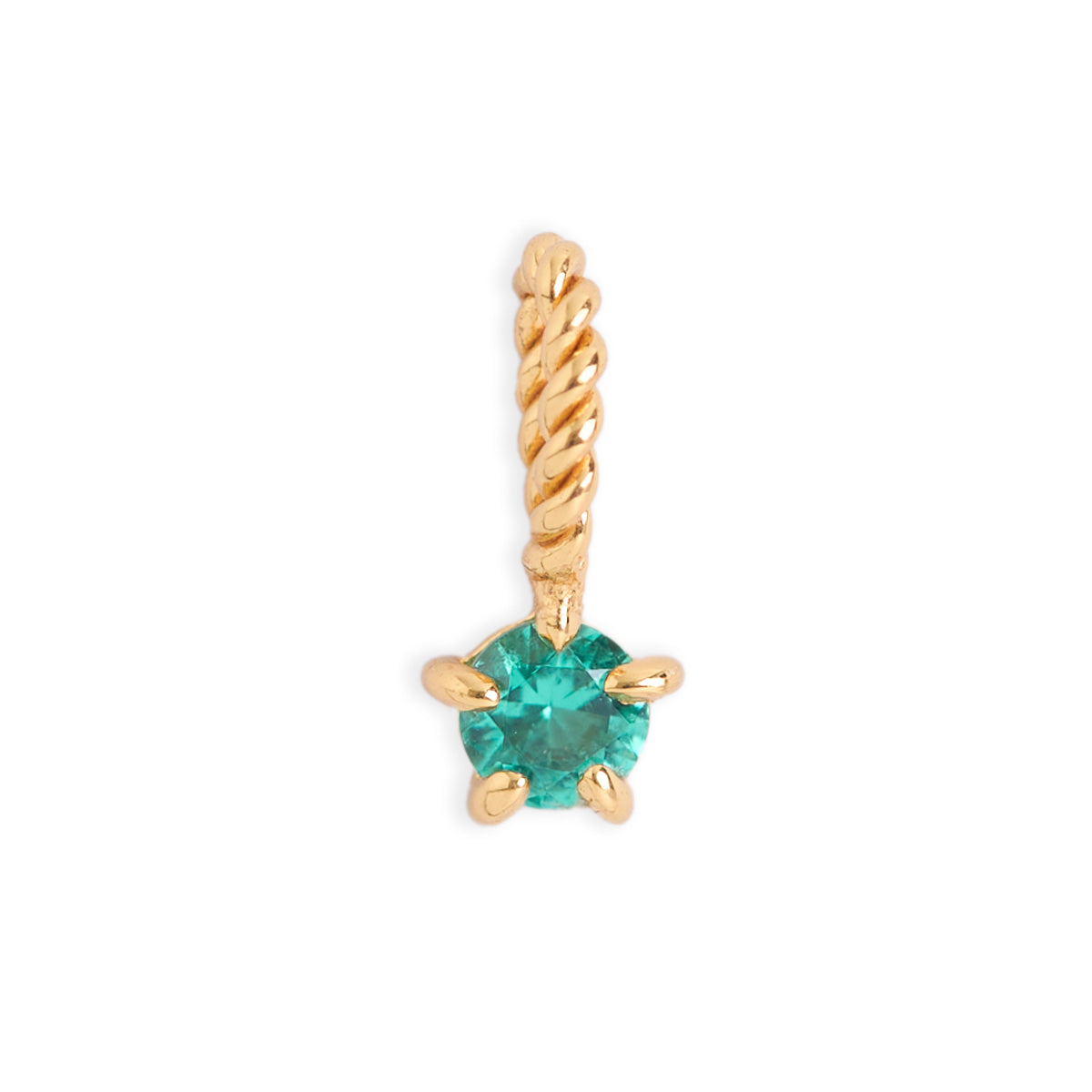 Emerald Birthstone Gold Pendant Necklace - Elegant Jewelry Gift for Women, Birthday, Anniversary & Special Occasions