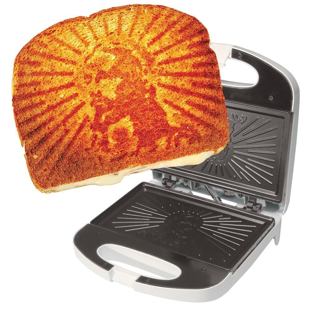 The Cheesus Grilled Cheese Maker & Sandwich Press - Perfect for Quick Lunches, Breakfast Paninis & Family Snack Time