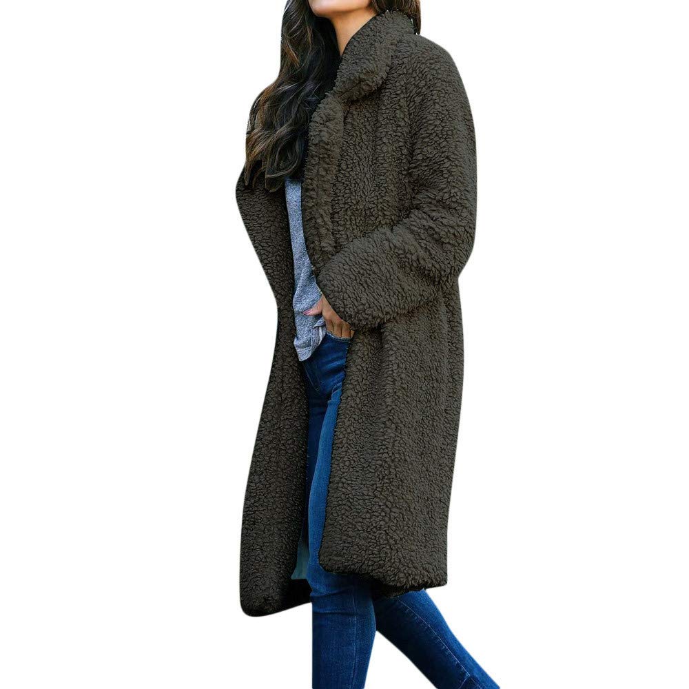 ZEFOTIM Women's Winter Blazer Jacket - Thickened Puffer Coat with Pockets, Windproof Cardigan Outwear for Office, Travel & Casual Wear