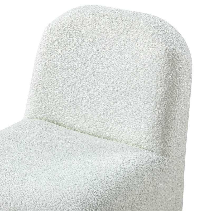 Ludwig Side Chair - Modern Dining Chair with Wooden Legs & Upholstered Seat - Perfect for Kitchen, Dining Room, and Office Use