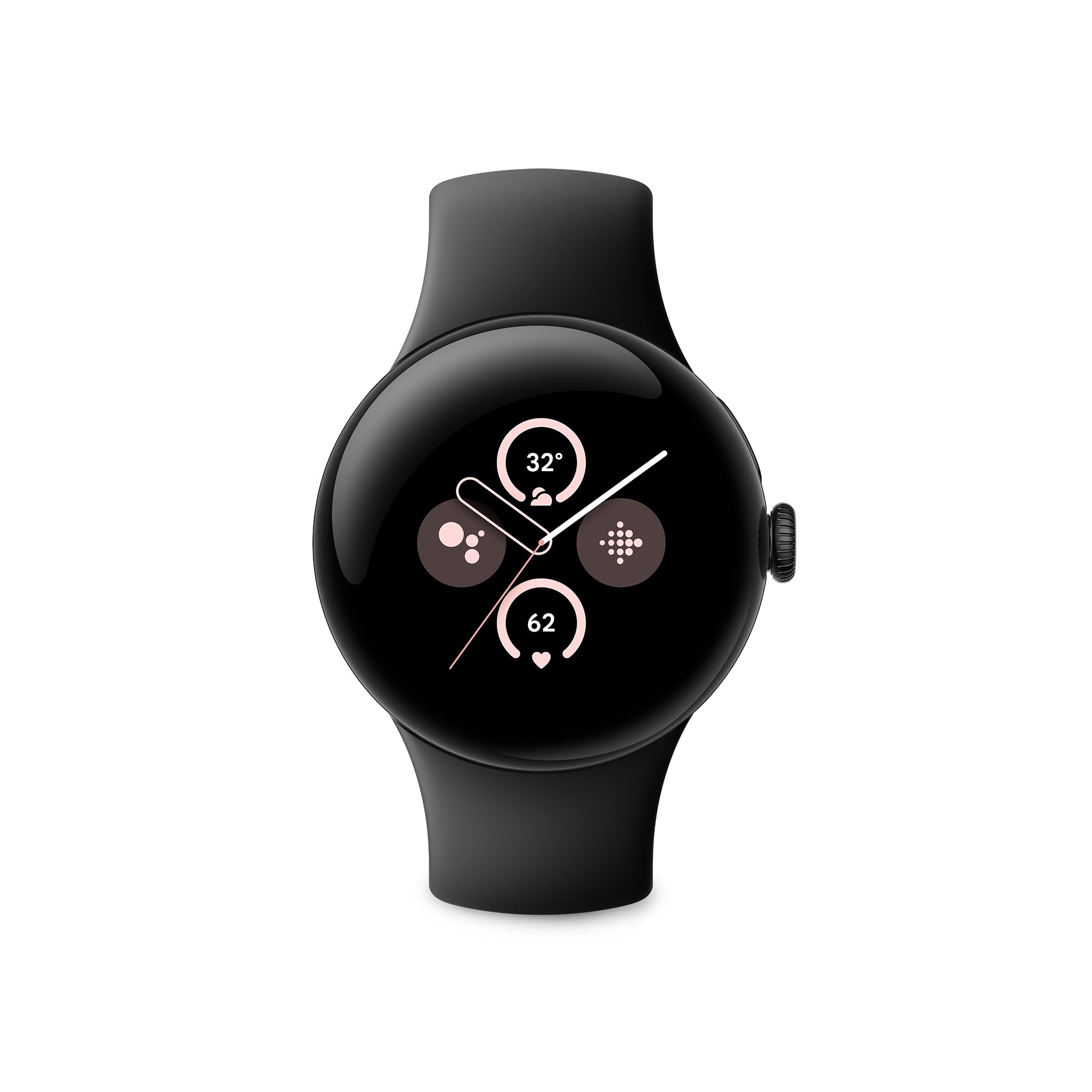 Google Pixel Watch 2 Smartwatch with Fitbit Heart Rate Tracking, Stress Management & Safety Features - Android Wear OS Watch with Matte Black Aluminum Case & Obsidian Active Band - Wi-Fi Connectivity for Fitness, Workouts & Daily Activity Tracking