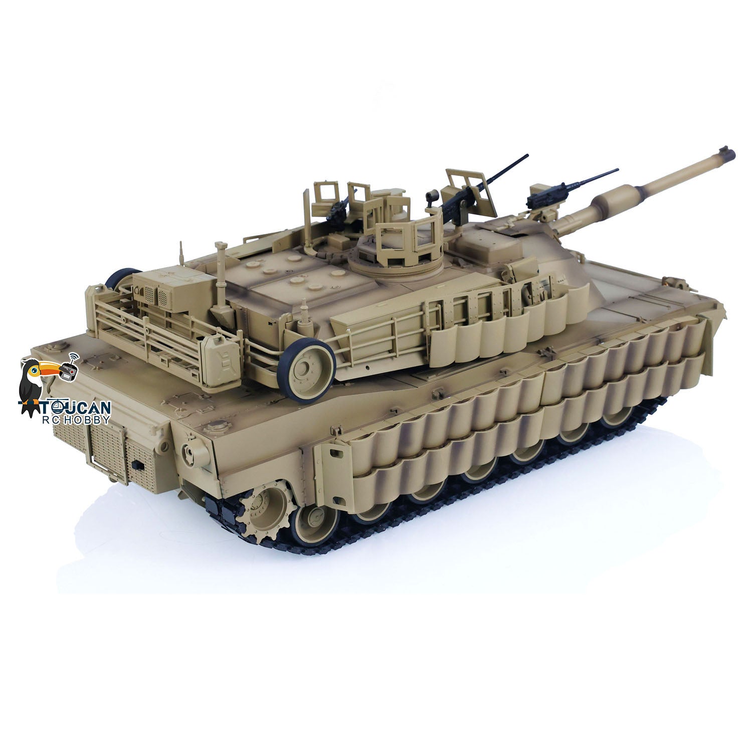 1/16 Scale Abrams M1A2 SEP TUSK II RC Battle Tank with Infrared System - Electric Remote Controlled Military Tank Model with 320 BB Unit & Barrel Recoil System - Perfect for War Simulation, Collectors & Outdoor Battle Games