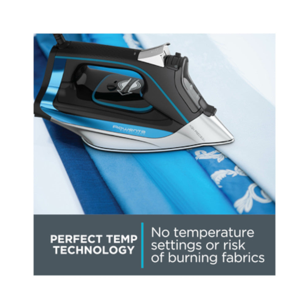 ROWENTA DW3250 Smart Temp Steam Iron - Professional Garment Care for Wrinkle-Free Clothes - Perfect for Home, Office & Travel Use