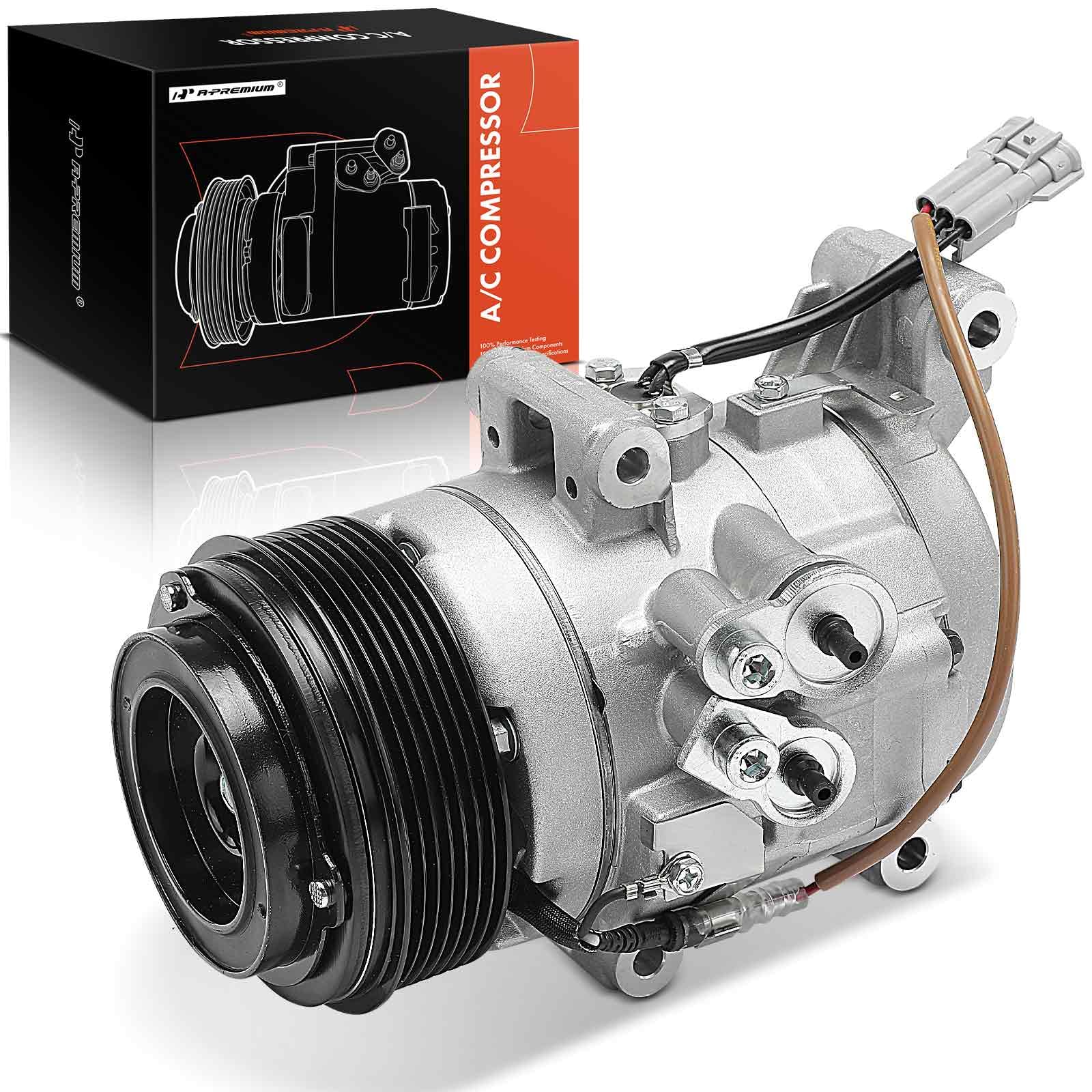 Premium AC Compressor with Clutch for Toyota Tacoma 2.7L 3.5L 2016-2023 - Replacement Auto Air Conditioning Part for Hot Summer Driving & Off-Road Adventures