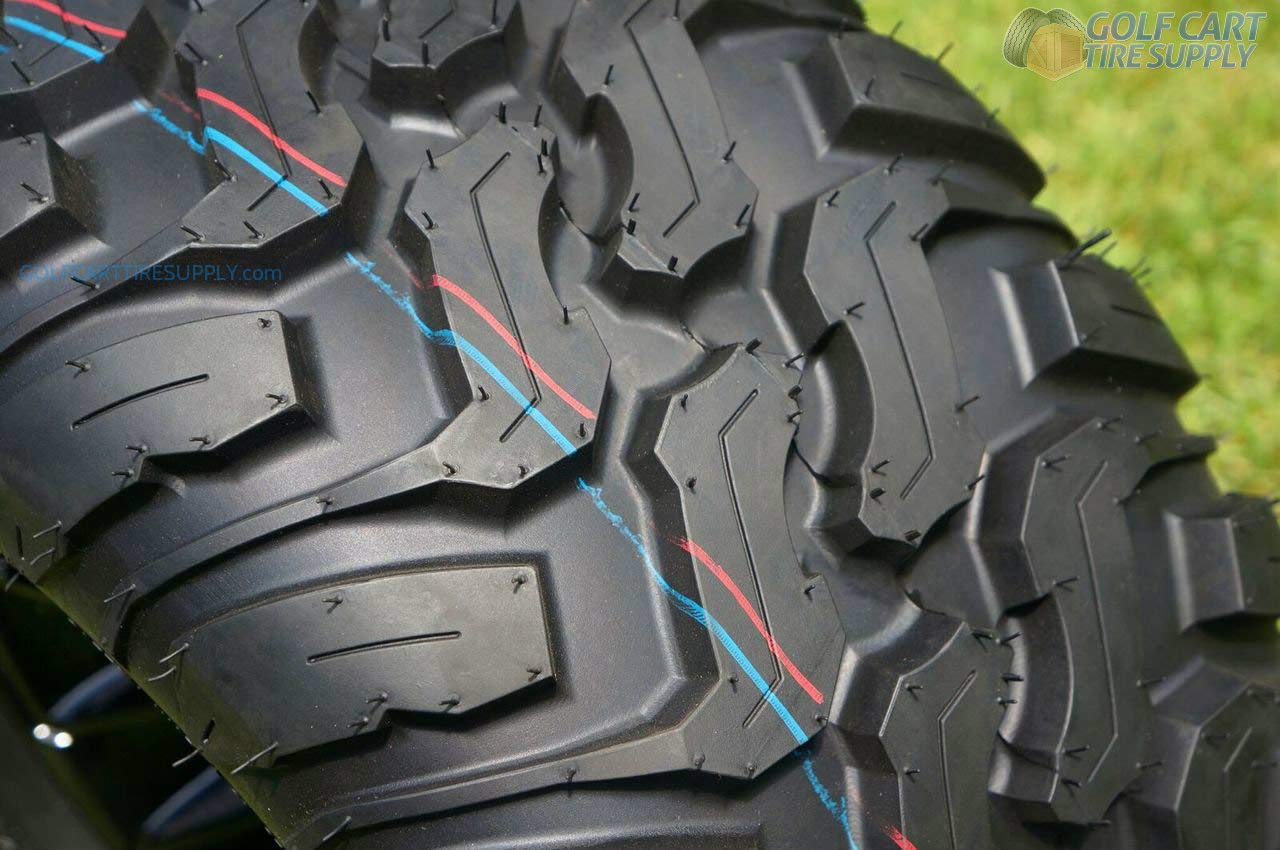 WANDA 22X10.5-10 MUD TERRAIN CRAWLER GOLF CART TIRES - SET OF 4 - All-Terrain Off-Road Tires for Golf Carts, UTVs & ATVs - Perfect for Mud, Sand & Rough Terrain Adventures